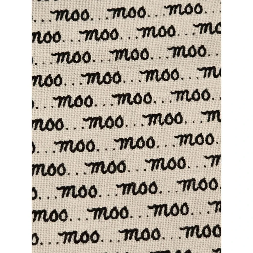 NEW Handmade Reversible Cow 6 Placemats Cottagecore‎ Farmhouse handsewn Cotton
